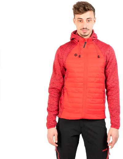 Izas Navasa M Fleece Met Kap Rood M Man