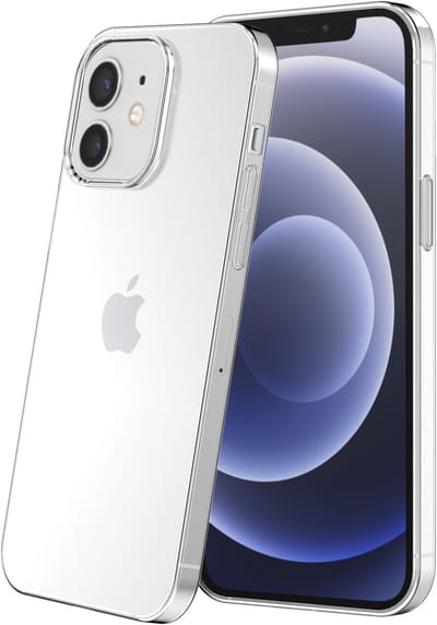 Smartphonica Telefoonhoesje Geschikt voor iPhone 12 Mini Transparant Siliconen - Doorzichtig Clear Case Back Cover geschikt voor iPhone 12 Mini