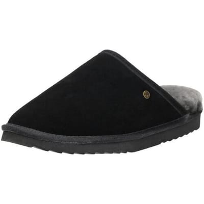 Warmbat Classic Unisex Pantoffels - Sloffen - Heren - Zwart - Maat 44