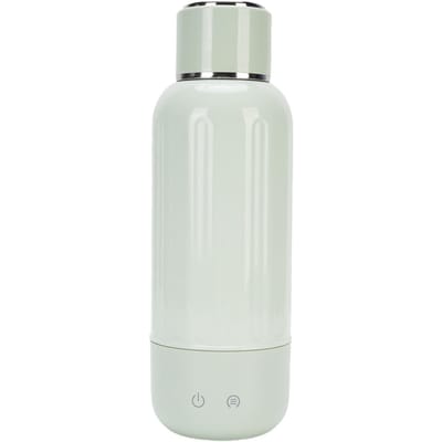Bouilloire Électrique de Voyage 500ml Sans Fil Rechargeable Portable Petite Bouilloire Chauffante avec 5 Contrôles de Température pour vert