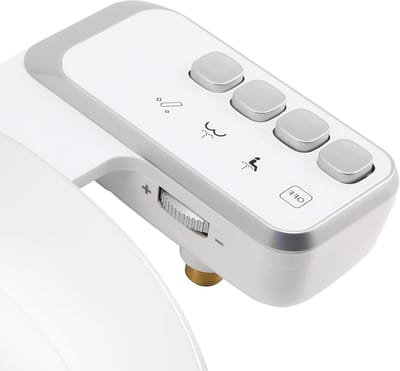 Bidet Toilet - Douche Toilet - Persoonlijke Hygiëne - Dubbele Zelfreinigende Nozzles - 1x1x1 cm - Wit