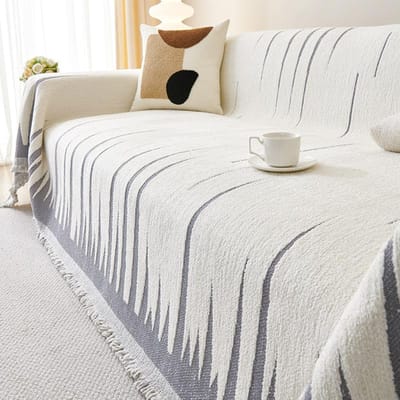 Bankhoes All-inclusive High-end Moderne Eenvoudige Stijl Antislip Stofdichte Hoes Doek Eendelig Universele Bankhanddoek Universele Hoes 180*130cm