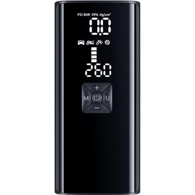 Pompe de gonflage portable 6000 mAh Utilisations gonflables multiples Convient pour le transport en extérieur noir
