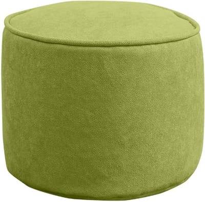 Voetenbankje - Zachte poef - Voeten rusten - Wasbare hoes - 40x40x30cm - Groen