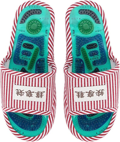 Acupunt Magnetische Therapie Massage Slippers - Gezondheid Voetverzorging - Circulatie Bevorderen - Acupressuur - Spanning Verminderen