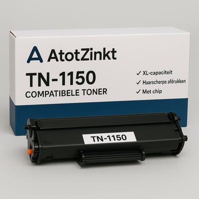 Atotzinkt toner voor Brother TN-1150 huismerk zwart 1500 paging's HLL1240W,HL-L1242W,HL-L1242WXL,DCPL1640W,DCPL1642W,DCPL1642WXL,DCPL1660W