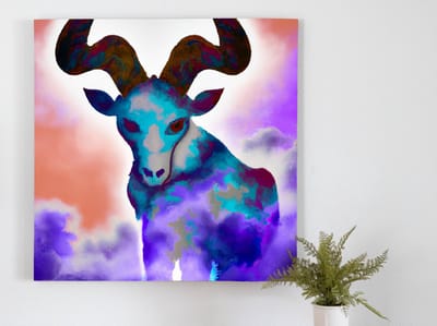 Cloud beast a menacing presence among the clouds | Cloud Beast: A Menacing Presence Among the Clouds | Kunst - 80x80 centimeter op Forex | Foto op Forex