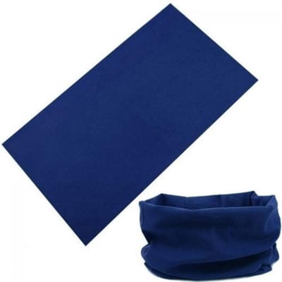 Jumada's - Gezichtsmasker Nekwarmer: Elastisch, One Size - Dames Heren Kinderen - Blauw - voor Sport Wintersport Skiën Hardlopen Fietsen Motor