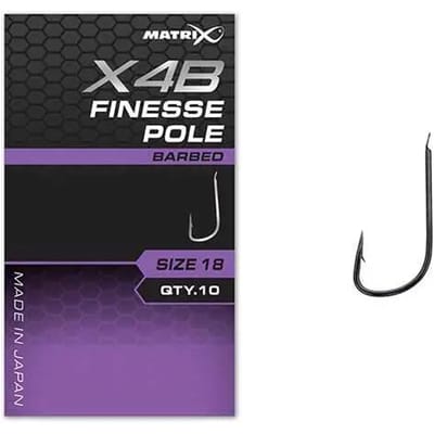 Matrix X4B Finesse Pole Spade-Barbed (10 pcs) - Maat : 20