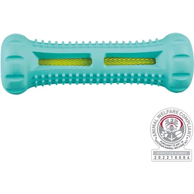 Trixie Denta Fun bone Munt flavour natural Rubber 14 cm
