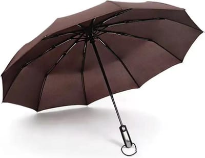 Nivard Moderne Stormparaplu - Opvouwbaar - Windproof Paraplu - Stormproef - Automatisch Uitklapbaar - Umbrella - Koffie