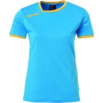 Kempa Curve T-shirt voor heren  Sportshirt - Maat XL  - Mannen - blauw/goud
