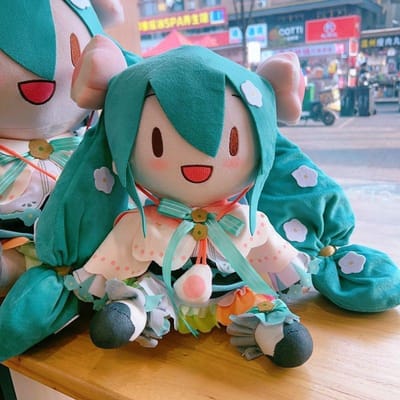 Cartoon Hatsune Miku Bloem Fufu Prinses Pluche Fufu Magische Toekomst Pop Kussen Schattig En Charmant Hatsune Pluche Pop Randproduct Kerstcadeau