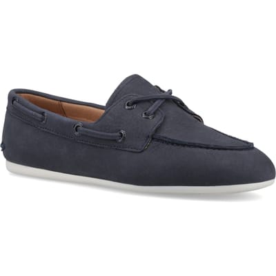Sperry Slim Boot Schoen Leer Dames Marineblauwe Bootschoenen