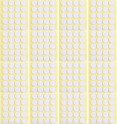 240 Stuks Kaars Lont Stickers - Hittebestendige Dubbelzijdige Zelfklevende Ronde Stippen voor Kaarsen Maken en Decoratie