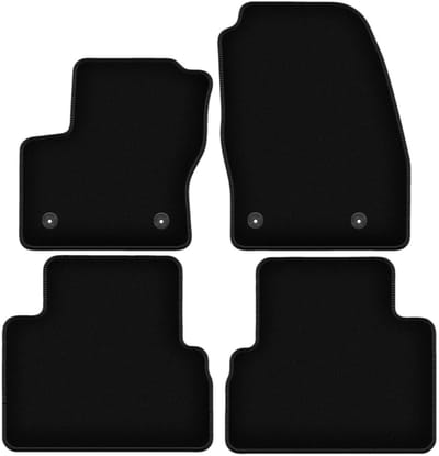 BASIC zwarte veloursmatten voor: Ford C-MAX MK2 minivan (2015-2019)
