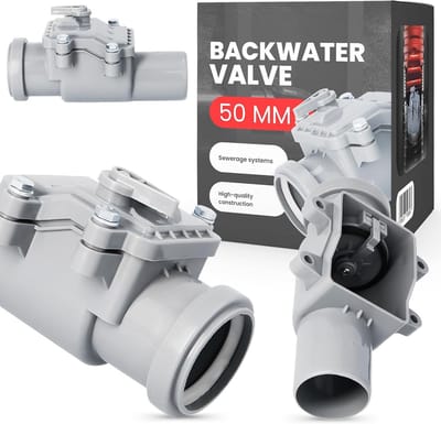 Terugslagklep 50mm PVC Afsluitklep voor Afvoersystemen