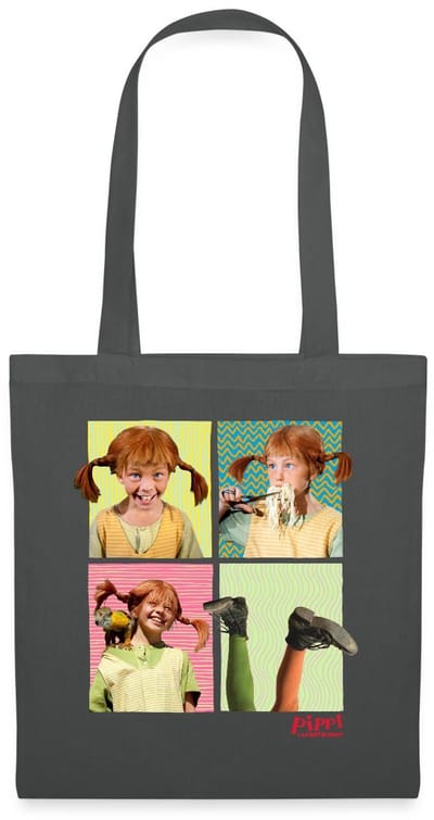 Pippi Langkous Portretten Van Pippi Tas Van Stof Schoudertas