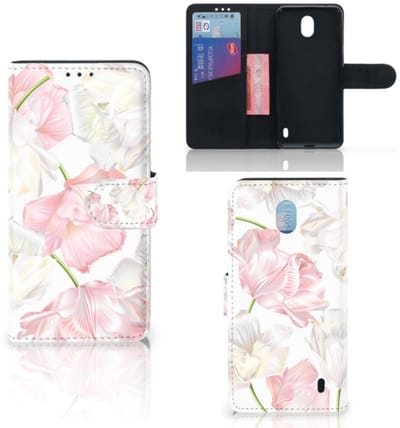 Nokia 1 Plus Hoesje Lovely Flowers