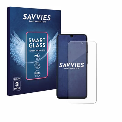 3 Stuks Savvies Screenprotector - geschikt voor Samsung Galaxy A16 4G / A17 4G - beschermfolie glas transparant