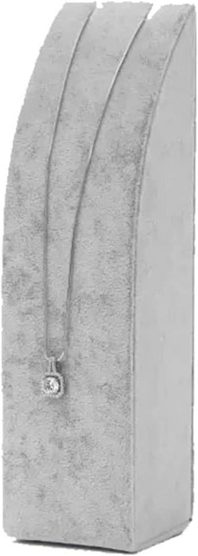 Juwelen Houder - Ketting Display - Thuis Organisatie - Voorkomt Krassen - 19.5 cm - Grijs