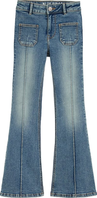 We Fashion 5-pocket Mid Waist Light Blue Maat: 146 | Spijkerbroeken Outlet | Unisex | Blauw