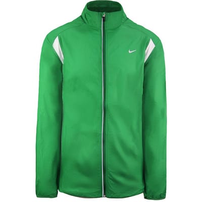 Nike Logo Lange Mouw Zip Up Groen Heren Lichtgewicht Jas 320829 378