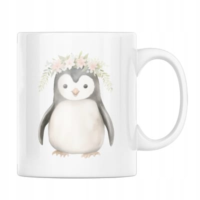 Leuke Mok met Pinguïn - Origineel Cadeau voor Meisjes