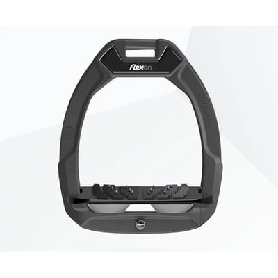 Veiligheidsstijl rijbeugels Schuin Ultra Grip Antraciet/Zwart/Grijs Flex-On Safe-On