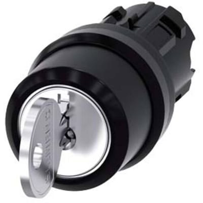 Siemens 3SU10004BM010AA0 3SU1000-4BM01-0AA0 Sleutelschakelaar 2 x 45 ° IP66, IP67, IP69/IP69K 1 stuk(s) Piece