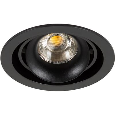 KS Verlichting Inbouwspot Bjorn 1 Rond zwart