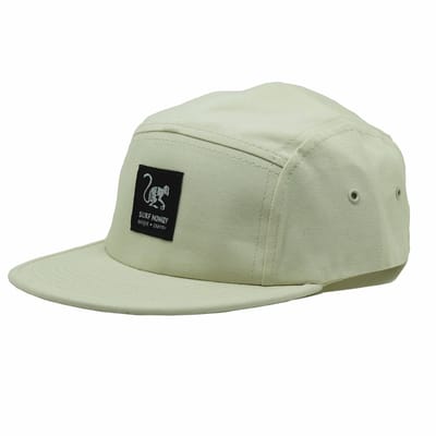 5-panel pet - platte klep - Jockey / Volwassenen / One size (lichtbeige)