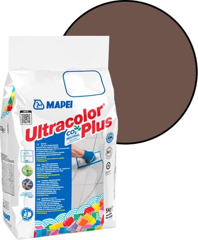 MAPEI Ultracolor Plus Voegmortel - Waterafstotend & Schimmelwerend - Kleur 144 Chocolate - 5 kg
