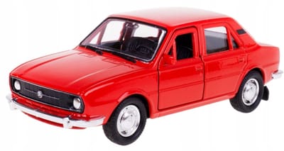 Welly Skoda 105 L Metaal Modelauto 1:34 - Rood