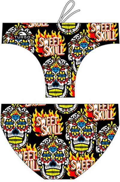 Turbo Sweet Haloween 2014 Waterpolo Zwemslip Zwart S Man