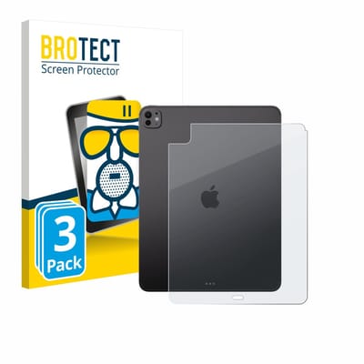 BROTECT - Screenprotector voor Apple iPad Pro 13" 2025 (Achterkant) - Folie Beschermfolie Beschermglas matte 3 Stuks