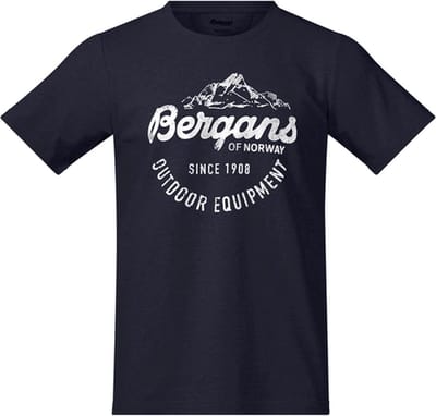 Bergans Classic T-shirt Heren, blauw Maat S