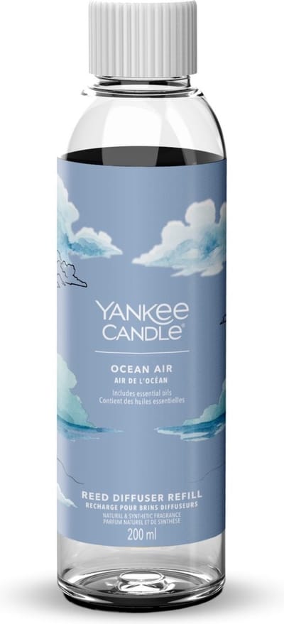 Yankee Candle - Navulling voor Geurstokjes 200 ml - Ocean Air