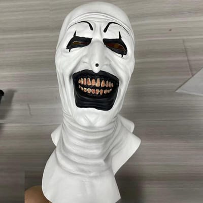 Art The Clown Cosplay Film Terrifier 2 Art The Clown Cosplay Kostuum Jumpsuit Masker Halloween Kostuums Masker voor Mannen Vrouwen L