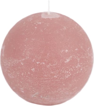 Rasteli Luz Your Senses Kaars- Bolkaars Taupe-Rosé D 10 cm