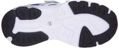 Hip Velcroschoen Wit-Blauw