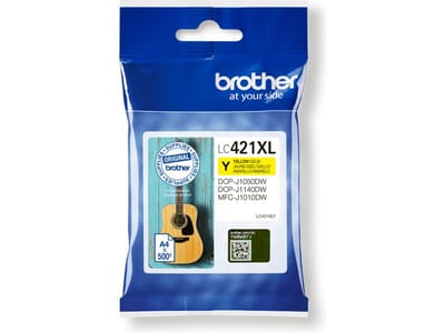 Brother LC-421XLY - Originele Cartridge - Hoge capaciteit - Geel