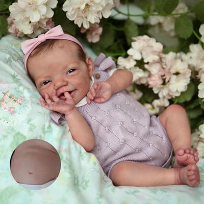 Reborn Baby Pop - Levensachtige Pop Baby - Kinderspel - Volledig Siliconen - 50 cm - Niet gespecificeerd