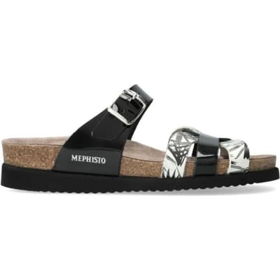 Mephisto Helma - dames sandaal - Zwart - maat 42 (EU) 8 (UK)