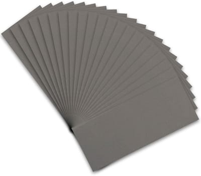 Allecto - Sandpaper Set - 2000 Grit - Perfect voor Polijsten - 9x3.6 inch - Waterproof - Geschikt voor Auto, Glas, Meubels - 21 Stuks