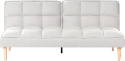 SILJAN - Slaapbank 3-zits - Gebroken wit - Polyester