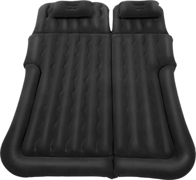 Bergson Auto Luchtbed - Auto Matras - Inclusief Pomp en 2 Kussens - Opblaasbaar Bed - Luchtbed 2 persoons - 174 x 126 cm