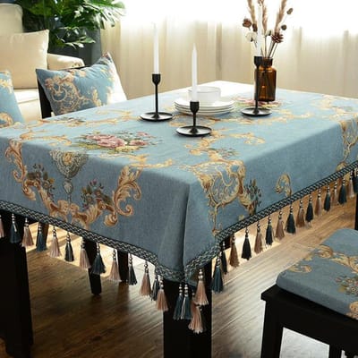 Europees Tafelkleed Doek Tafelkleed Huishoudelijk Rechthoekig Modern Eenvoudig Theetafelmat Klein Fris 130x130cm