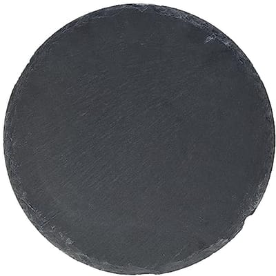 Rond Tafelblad 25 x 25 x 1 cm - Zwart