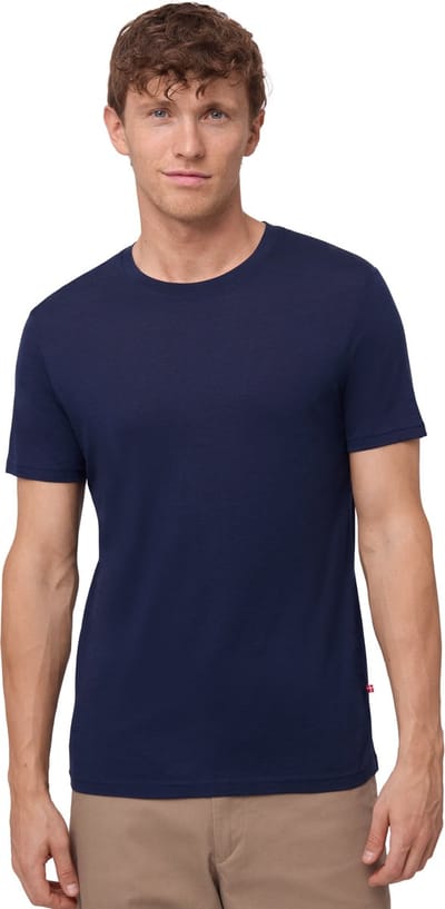 DANISH ENDURANCE 100% Merino Wol Thermo T-Shirt - voor Heren - Donker Marineblauw - Maat XXL